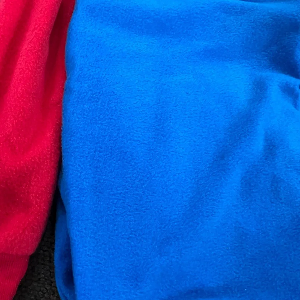Super‎ Mario Bros Kids Halloween Costume Hoodie XS (4/5) Red Blue Fleece Cosplay